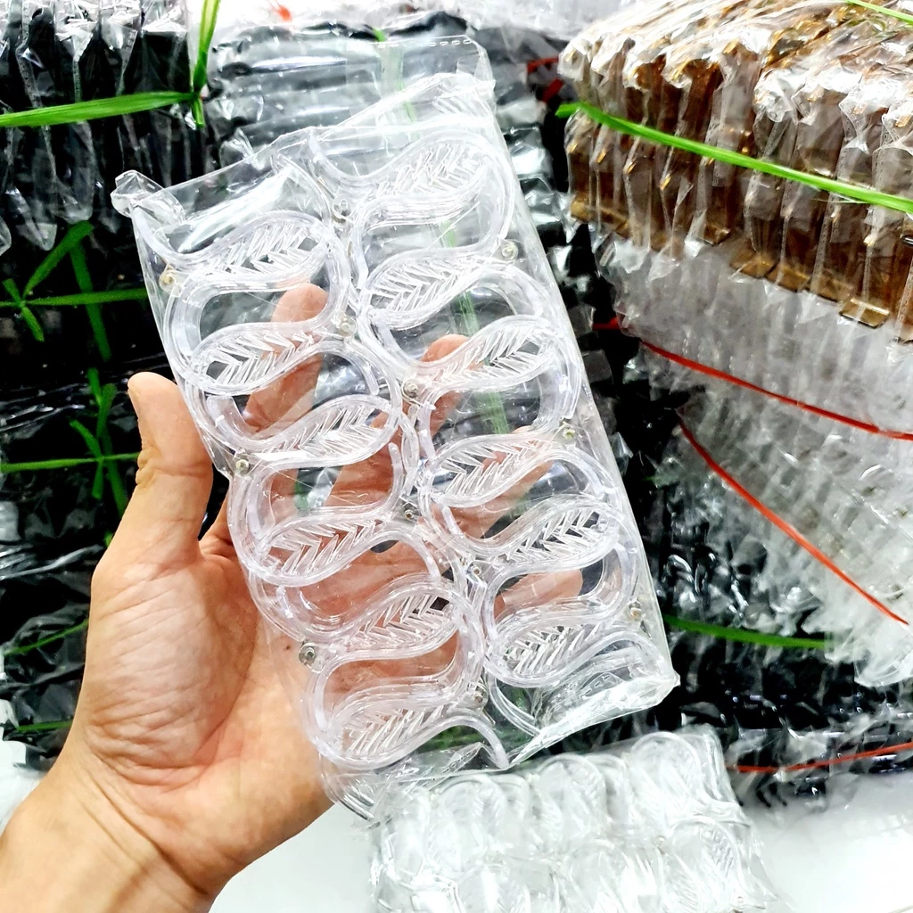 SÉT 12 Kẹp Tóc Càng Cua Hàn Quốc Trong Suốt 3 Răng 5 Răng Xinh Xắn