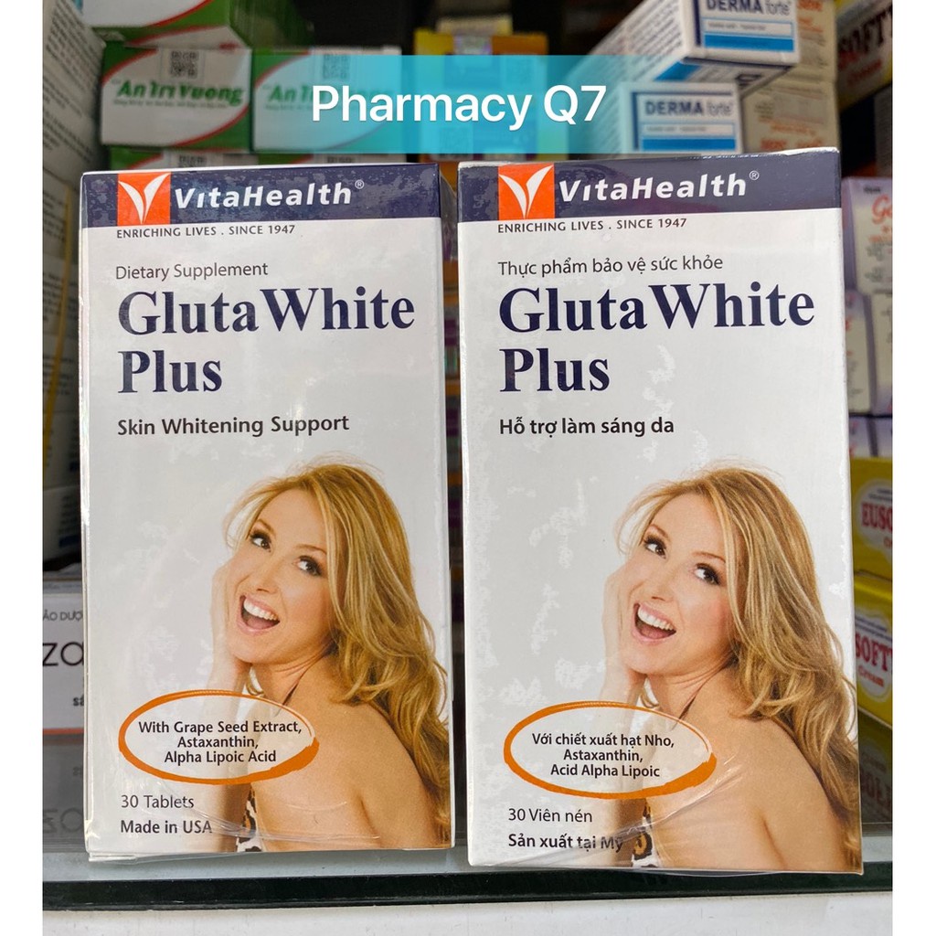 Viên Uống Trắng Da Gluta White Plus Của Mỹ