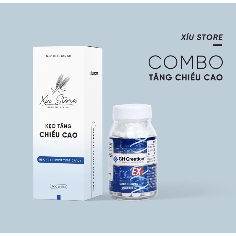 Combo Viên uống GH Creation và Kẹo Mầm tăng chiều cao