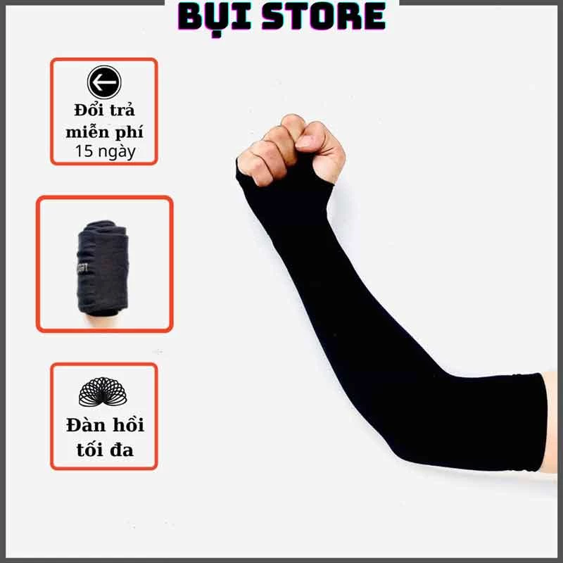 Bao tay chống nắng, ống tay chống nắng nam nữ dài, co dãn tối đa BỤI STORE