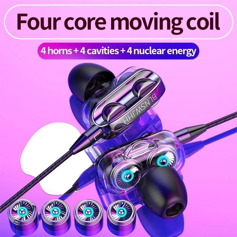 Tai Nghe Gaming/Chơi Game Nhét Tai Có Dây In Ear Có Mic Chống Ồn Cho ĐT IPmáy nghe nhạc và các