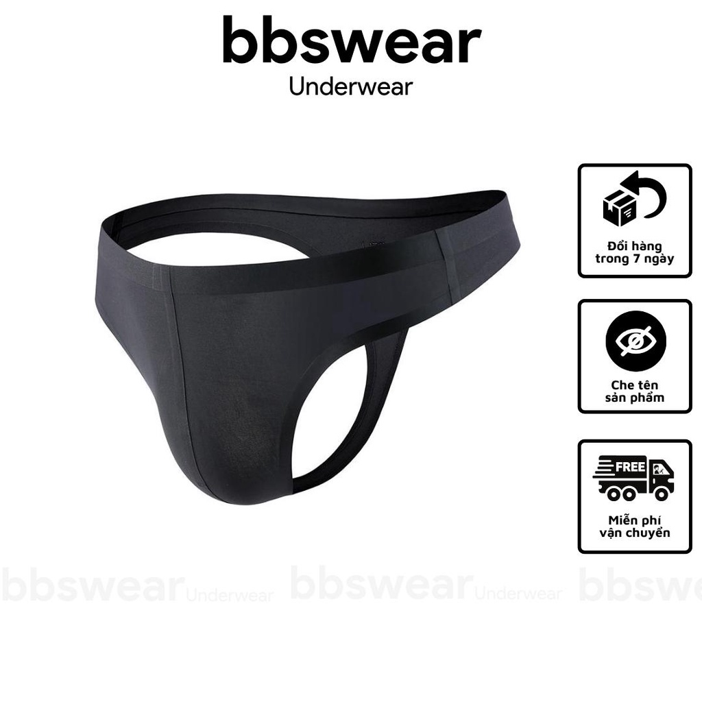 Quần lọt khe nam BBS WEAR lụa lạnh không đường may - Quần lót nam sexy gợi cảm không viền thoải mái ngày hè