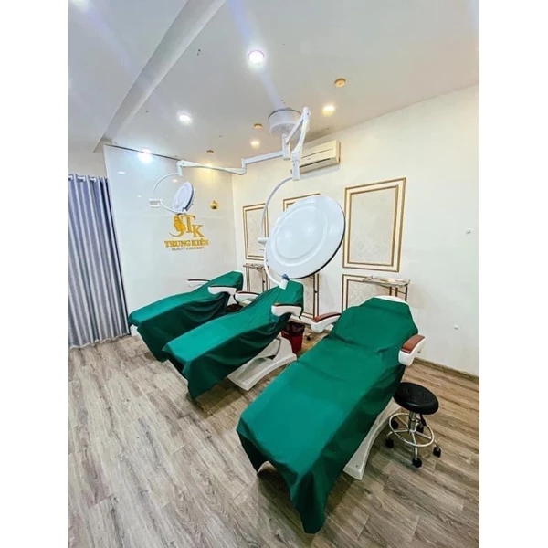 ga trải giường spa phẫu thuật, y tế chất liệu kaki dày đẹp kt 150x200