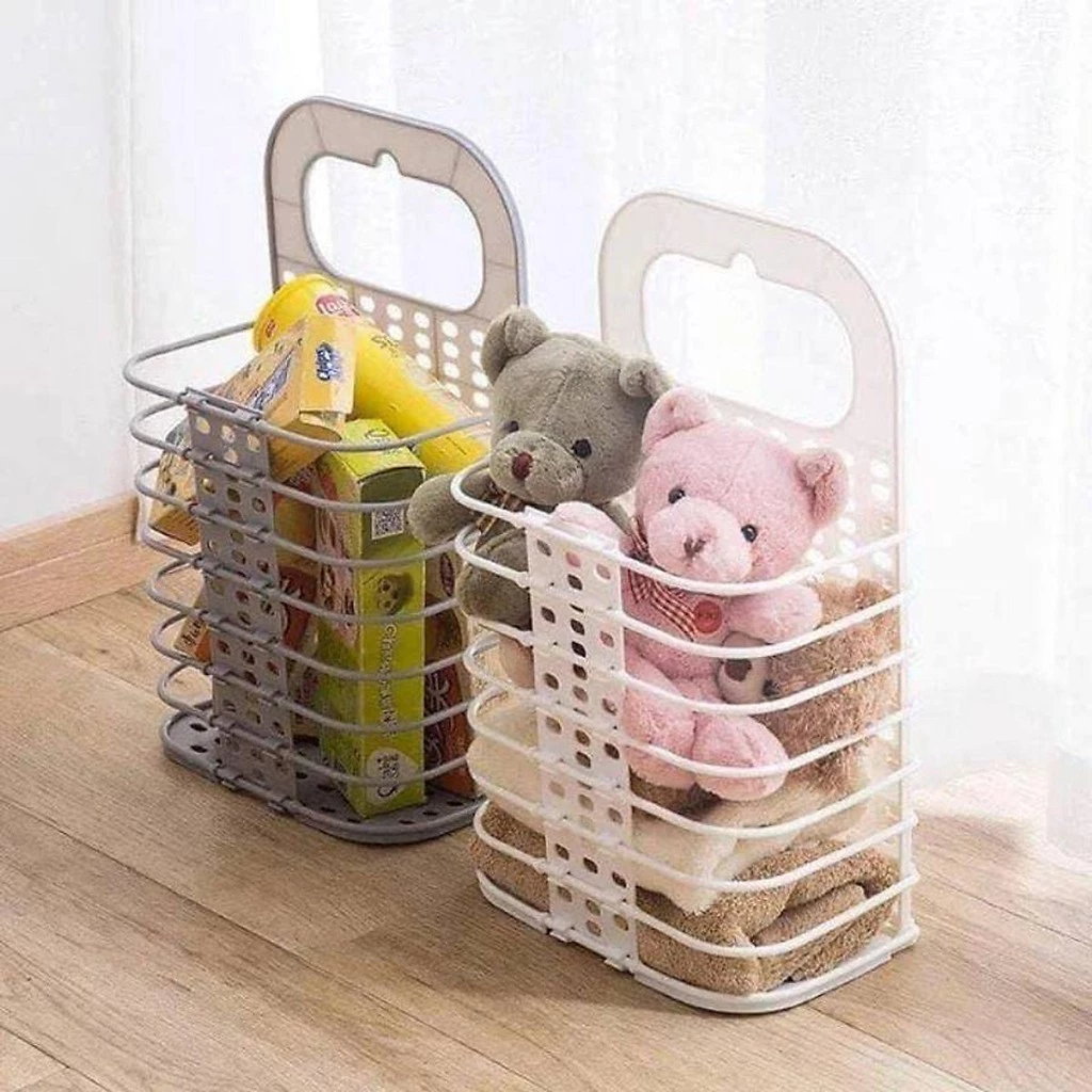 Giỏ Đựng Đồ Treo Tường Gấp Gọn Thiết Kế Thông Minh