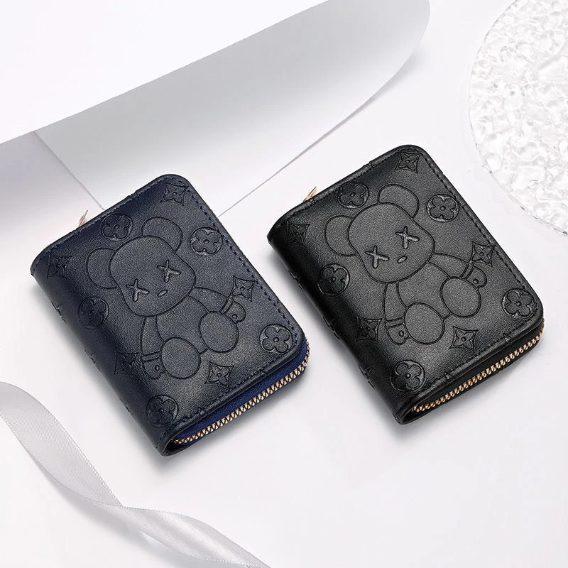 Ví Mini Hoạ Tiết Dập Nổi Mochi Nhiều Ngăn Siêu Hot Nhỏ Gọn Bỏ Túi Tiện Dụng Cho Nữ