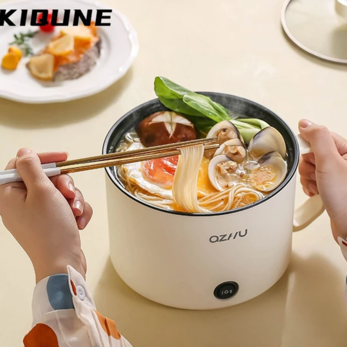 KIQUNE Ca Nấu Mì Nồi Lẩu Mini Đa Năng Siêu Tốc