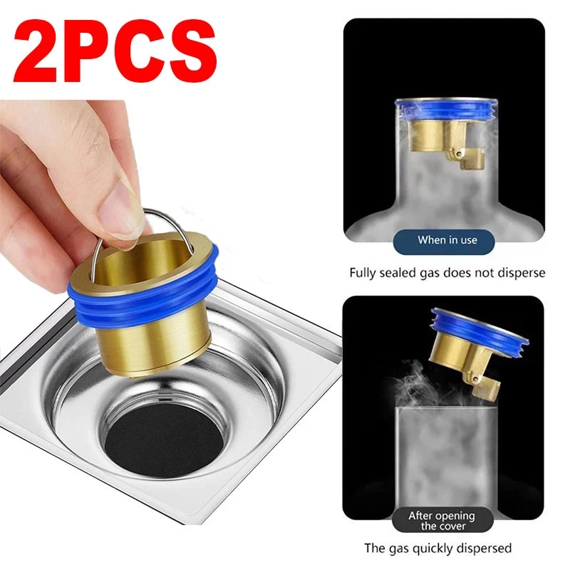 2pc Tất Cả Đồng Thoát Nước Sàn Chống Nhám Mùi Thoát Nước Lọc Chống Côn Trùng Rây Lọc Thoát Nước Nhanh Thoát Nước Chống Mùi Dụng Cụ Từ Tính Levitation Sàn Thoát Nước
