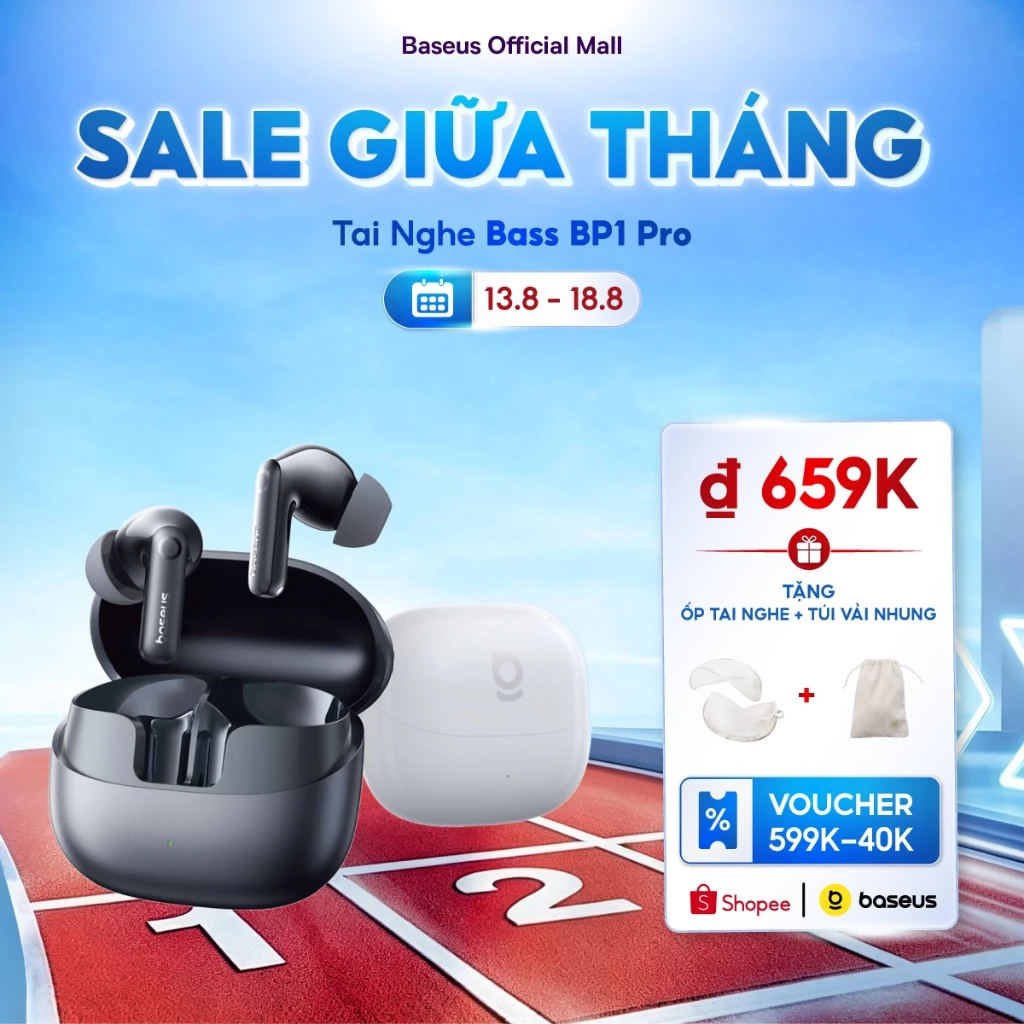 Tai Nghe Không Dây Baseus BP1 Pro: Đeo Lâu Có Đau Tai?