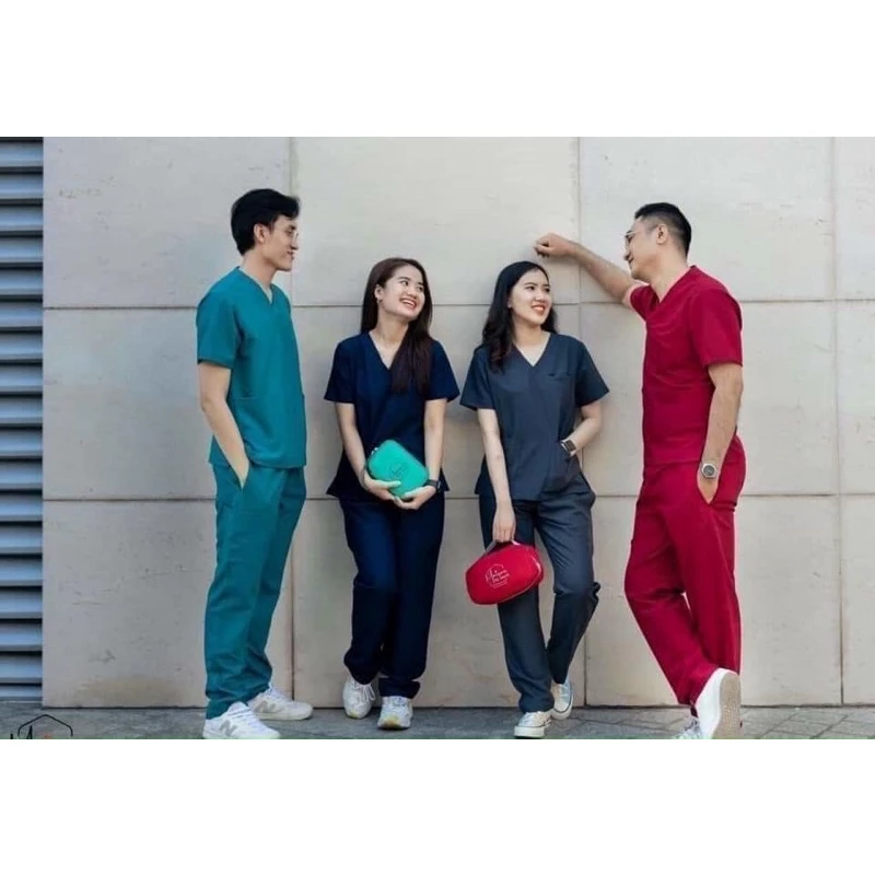 bộ quần áo bác sĩ, nha khoa, thú y, bộ kĩ thuật viên spa