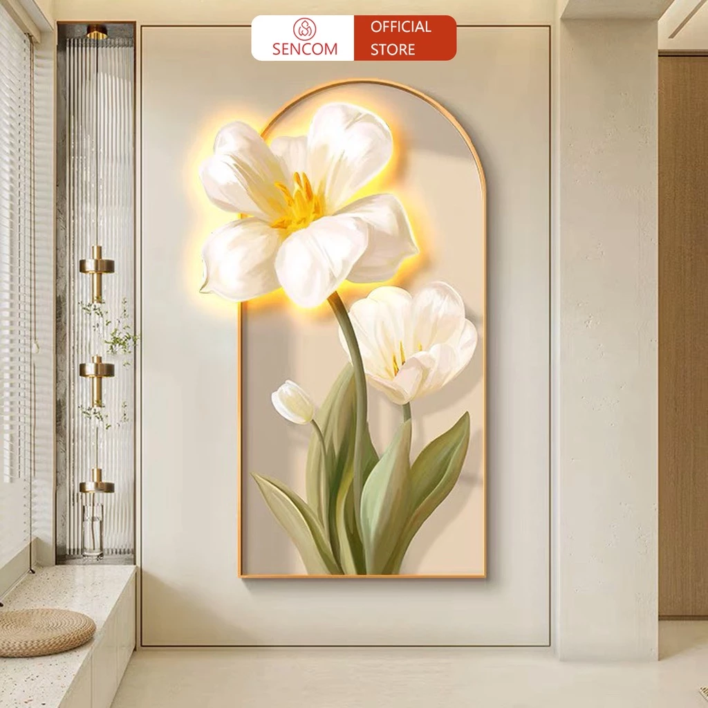 Tranh trang tri decor phong Cách Bắc Âu tặng quà 8 3 cho khách hàng nữ