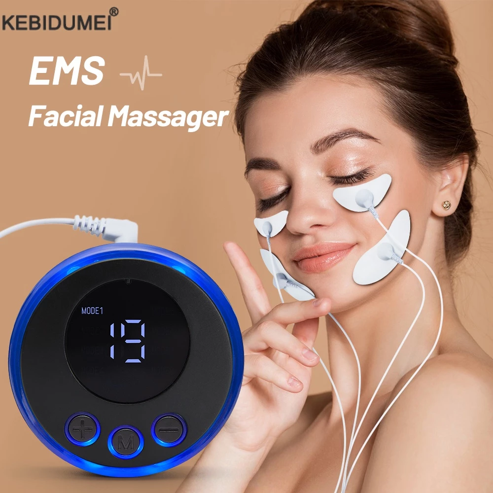 Máy Massage Nâng Cơ Mặt Chống Nếp Nhăn Làm Săn Chắc Da EMS
