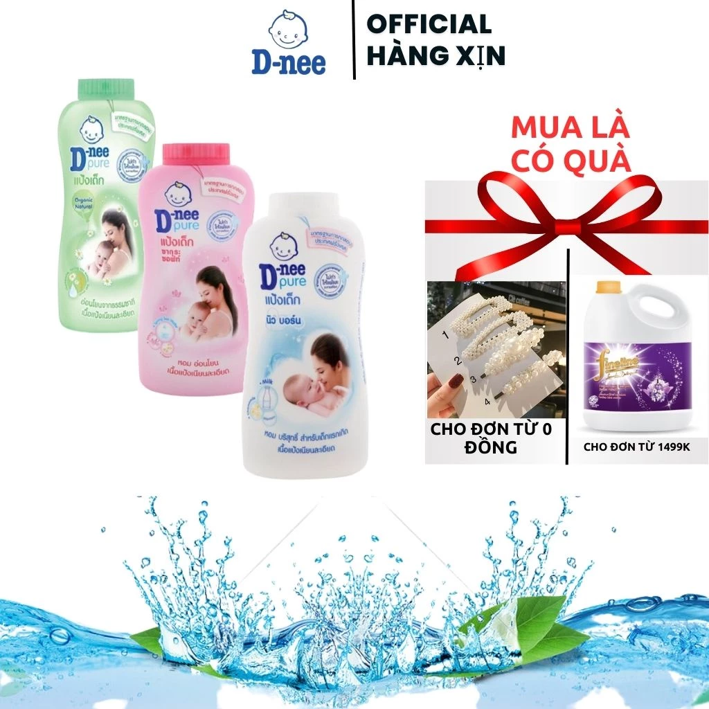 (NHẬP KHẨU) Phấn Rôm Dnee Baby Powder 380g Thái Lan ..