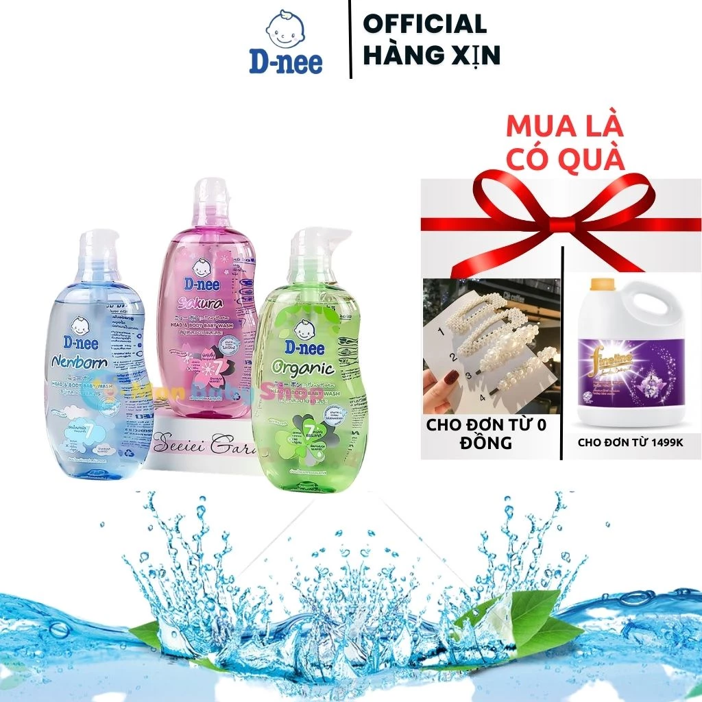 Sữa Tắm gội toàn thân Dnee Pure Cho Bé từ 0 đến 3 tuổi - 380ml ..