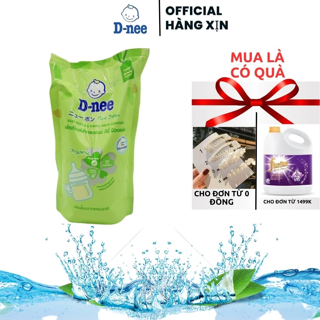 Nước rửa bình sữa D-nee dạng túi (bịch) 550ml hàng THÁI ..
