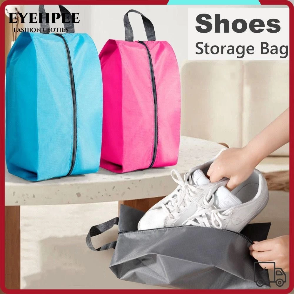 Túi Đựng Giày EYEHPEE Polyester Chống Thấm Dung Tích Lớn 12 Màu Cho Du Lịch & Gia Đình Khóa Kéo Chắc Chắn