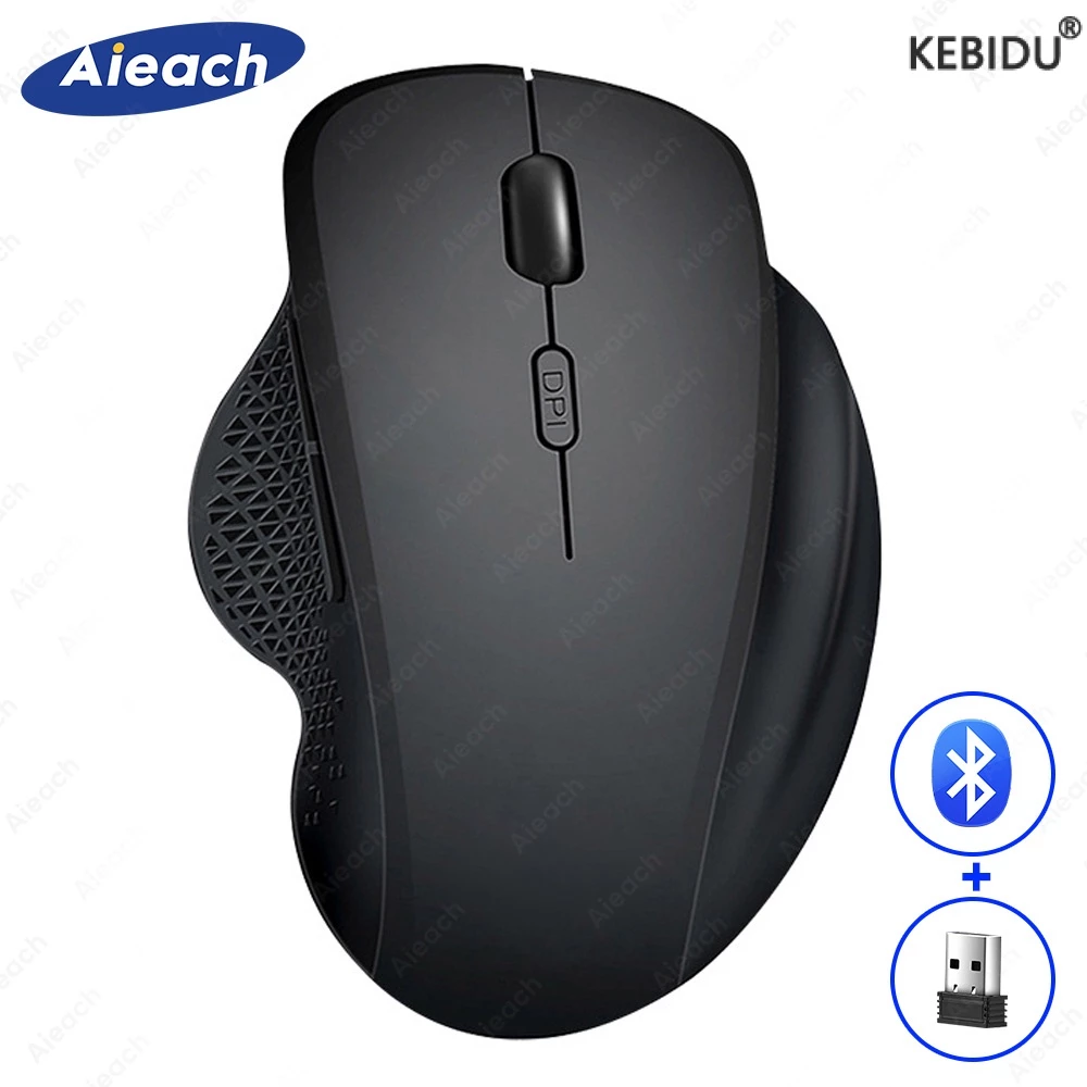 Chuột Không Dây Kết Nối Bluetooth 2 Cổng Sạc USB Cho PC / Laptop / iPad / Mac
