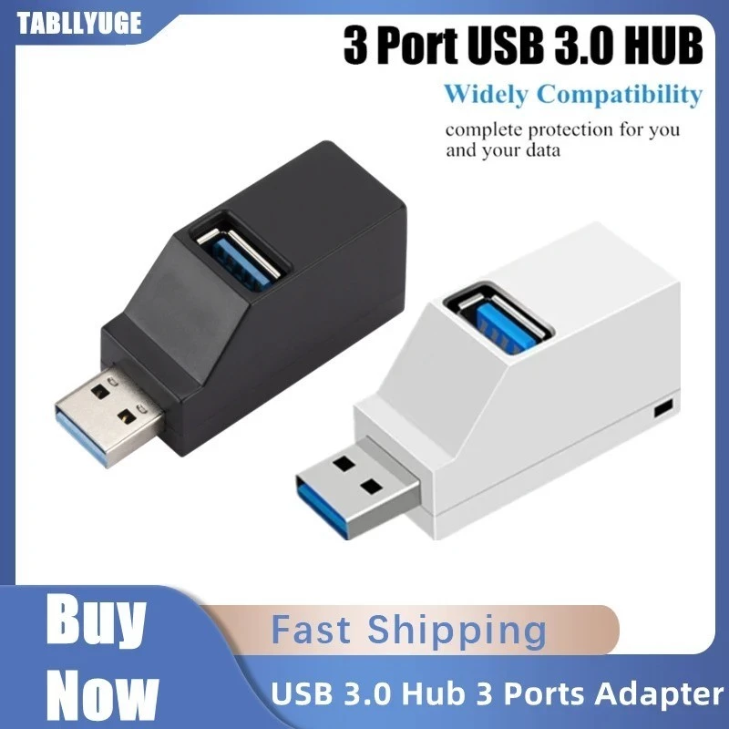 Usb 3.0 Hub 3 Cổng Di Động Truyền Dữ Liệu Nhanh USB Splitter Cho Máy Tính Laptop Docking Station 2.0 Hub Adapter Phụ Kiện PC
