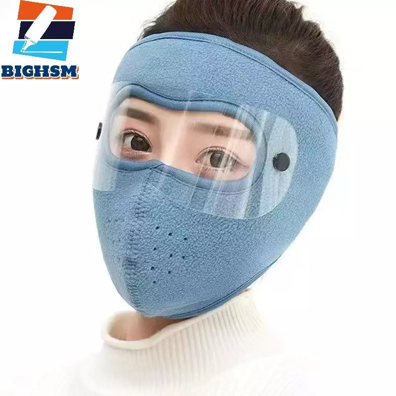 Mặt nạ giữ nhiệt mùa đông cho nữ - Khăn bịt tai và cổ dày, chống gió lạnh khi di chuyển