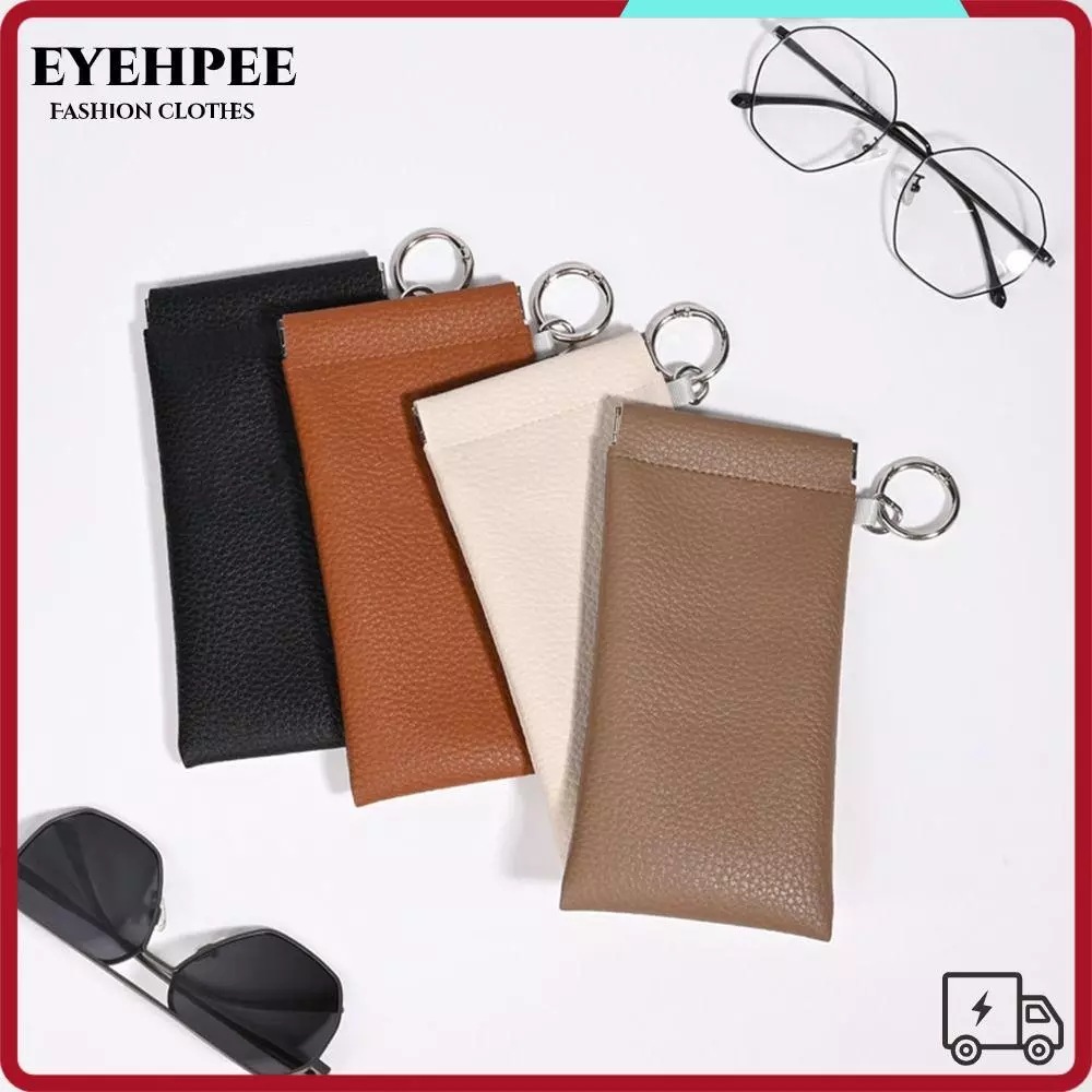 Kính râm EYEHPEE, Hộp đựng tai nghe Túi đựng kính PU mềm, Di động có kính Vải bảo vệ chống thấm nước Túi đựng du lịch