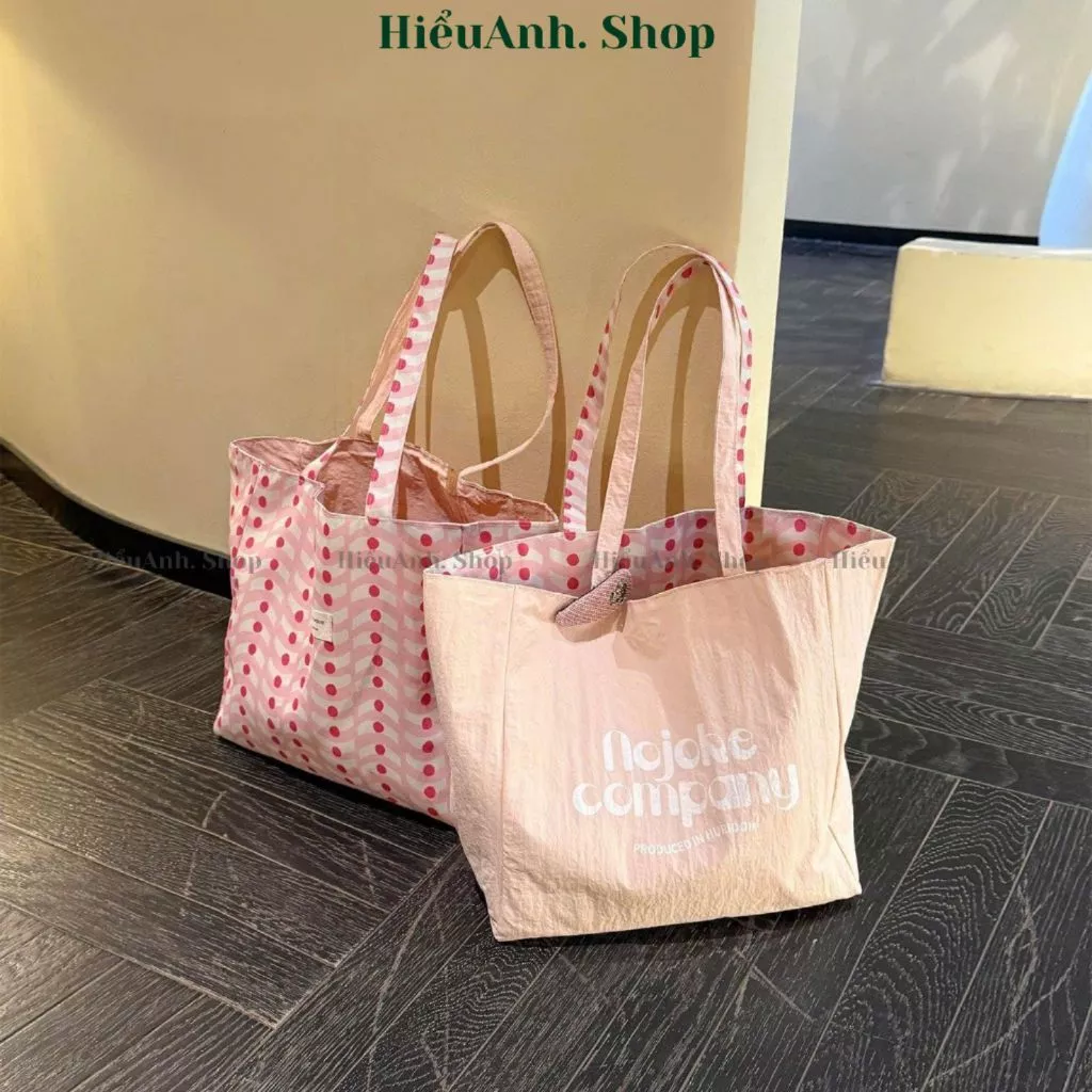 Túi Tote Thời Trang Sử Dụng Được 2 Mặt Xinh Xắn Size Lớn Đi Học Đi Làm Đi Du Lịch - hieuanh1688