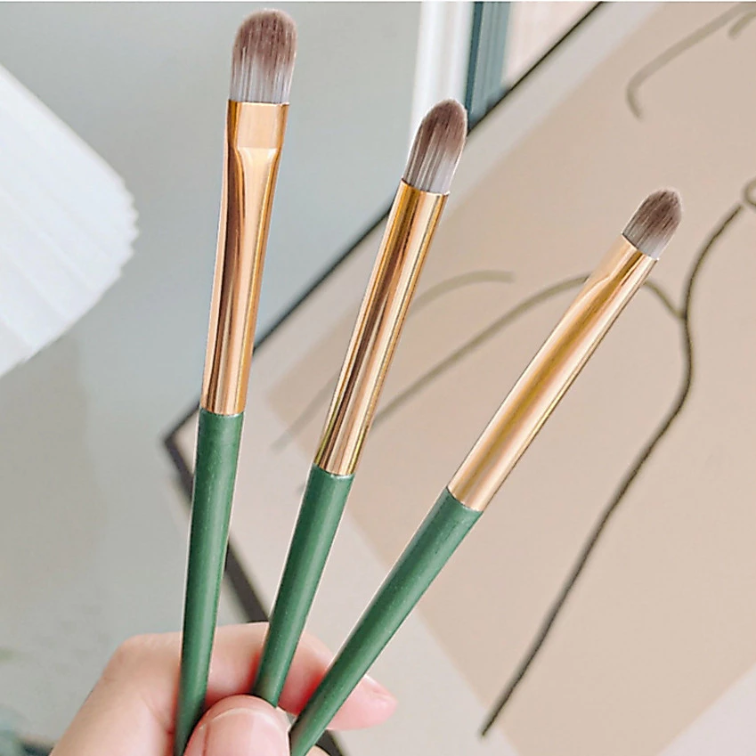 Bộ cọ trang điểm 3 cây make up mắt PIPL màu sắc sang trọng PRINCESS BEAUTY