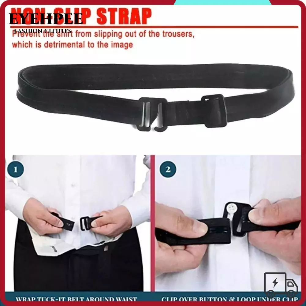 EYEHPEE Chống Nhăn, Dây Thắt Lưng Nylon Chống Trơn Trượt, Áo Sơ Mi Co Giãn Thời Trang Giữ Đai Doanh Nhân Tốt Nhất