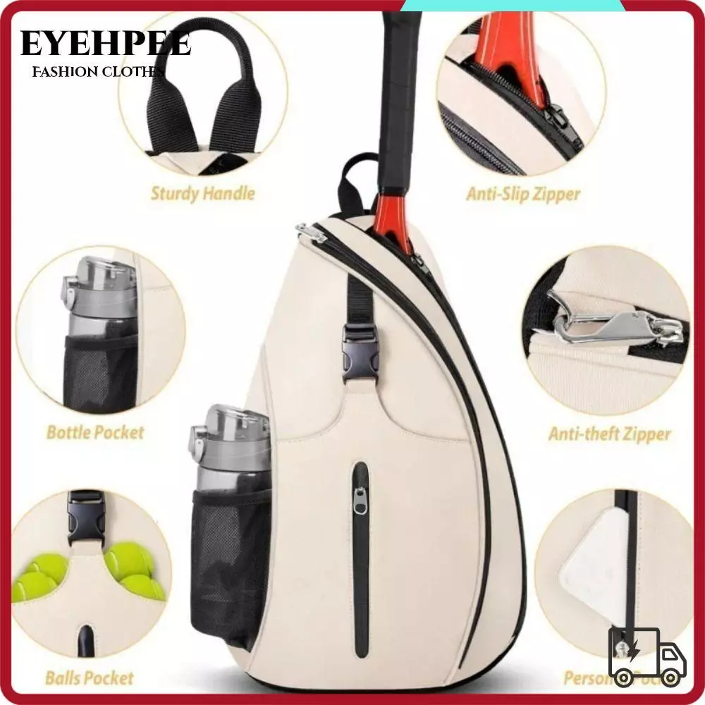 EYEHPEE Pickleball Vợt Ba Lô, Túi Đựng Vợt Tennis Đảo Ngược Dung Tích Lớn, Dây Kéo Đóng Cửa Bền Đẹp Pickleball Mái Chèo Túi Dành Cho Nam Nữ Thể Thao