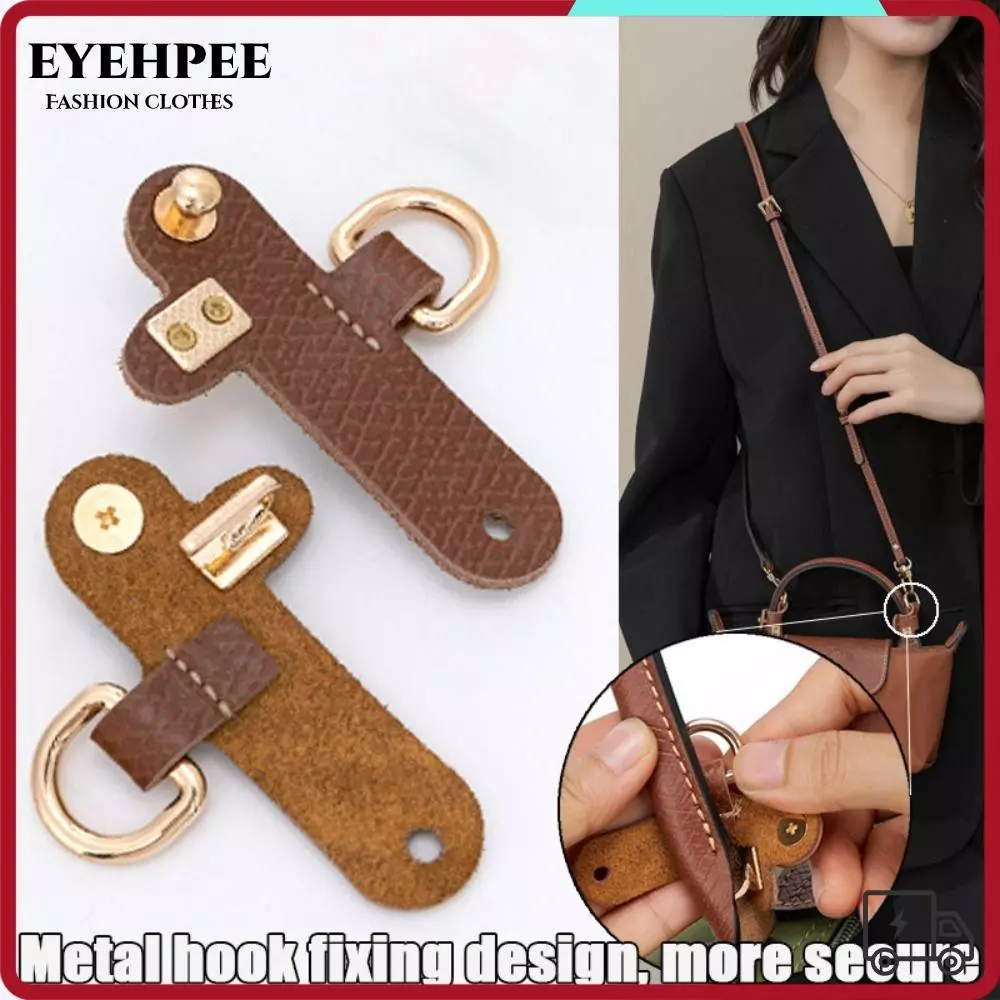 Khóa chuyển đổi EYEHPEE, Dây da thật thay thế không đục lỗ, Dây đeo vai Túi xách đeo chéo cho Longchamp