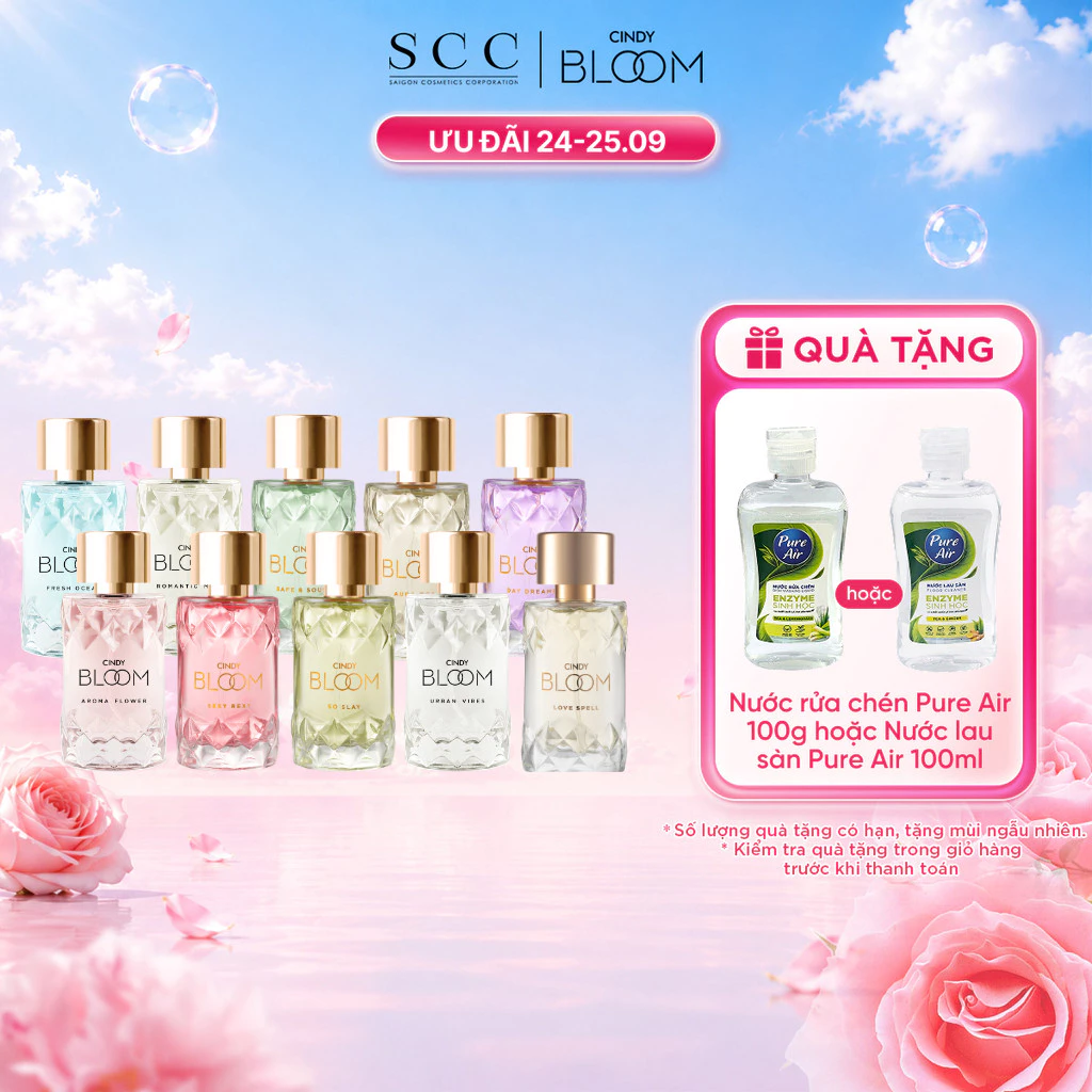 Nước Hoa Nữ CINDY BLOOM Hương Thơm Nữ Tính Ngọt Ngào, Lưu Hương Lâu Chai 50ml