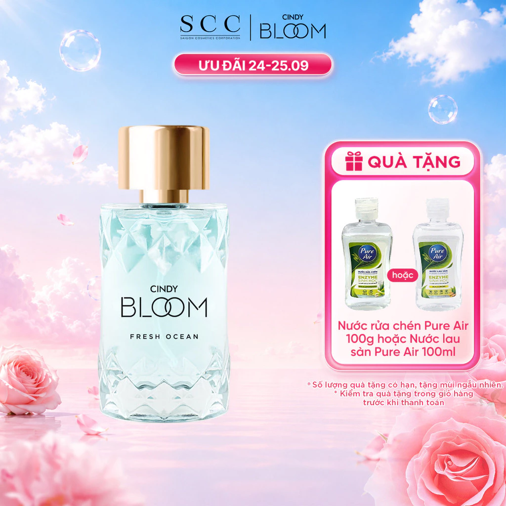 Nước Hoa Nữ CINDY BLOOM Fresh Ocean Hương Năng Động Trẻ Trung 50ml