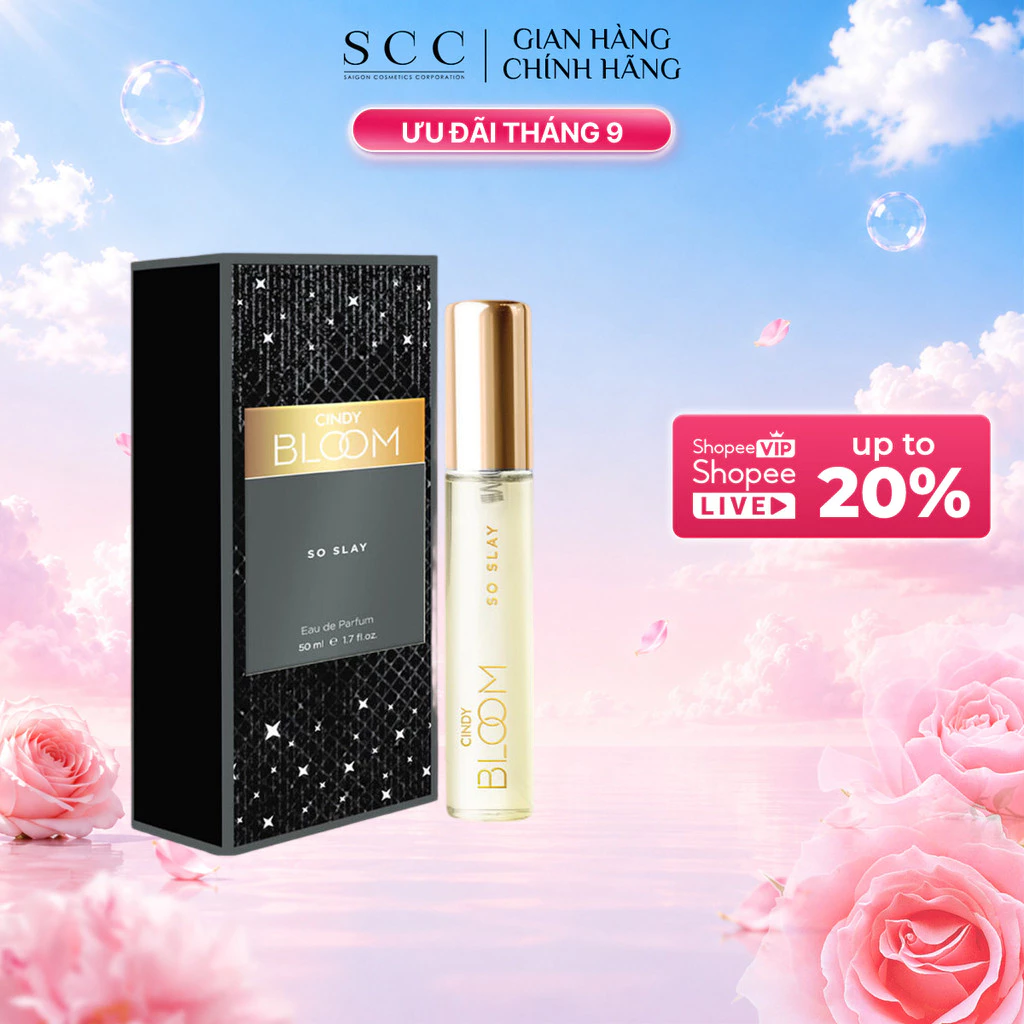 Nước Hoa Nữ CINDY BLOOM So Slay Hương Cuốn Hút 10ml