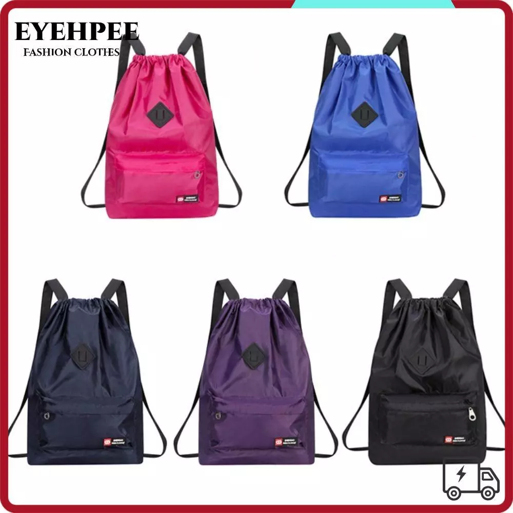 EYEHPEE Ba Lô Đa Năng, Ba Lô Dây Rút Nylon, Dung Tích Lớn Hợp Thời Trang 5 Màu Túi Du Lịch Có Thể Giặt Được Nam Nữ