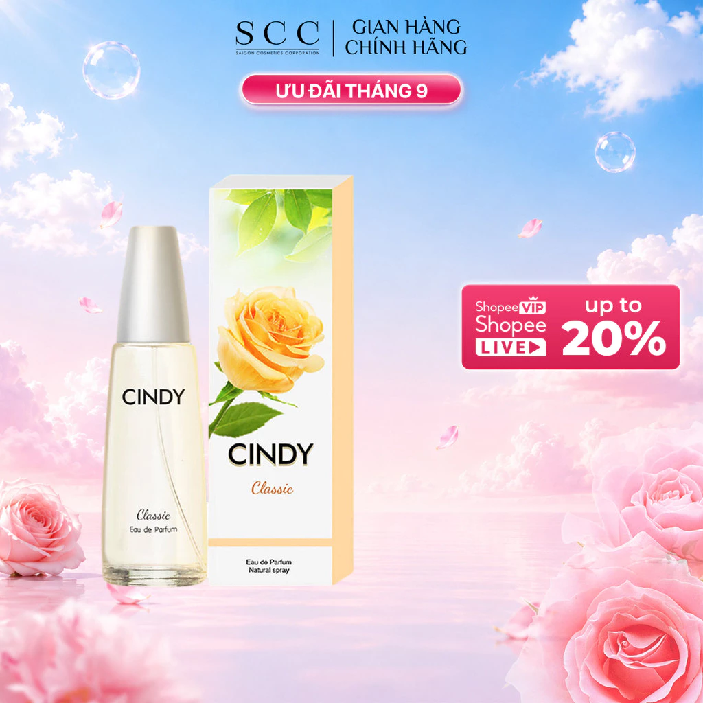 Nước Hoa Nữ CINDY Classic Mùi Hương Cổ Điển Mê Hoặc 50ml