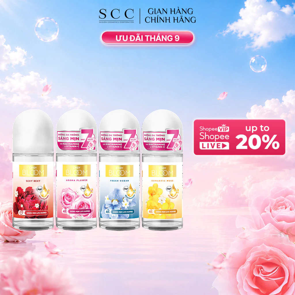 Lăn Khử Mùi CINDY BLOOM Hương Nước Hoa Dành Cho Nữ 50ml