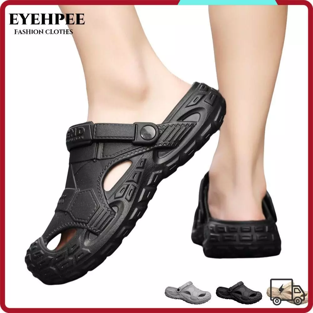 EYEHPEE Xăng đan Nam EYEHPEE, Dây Đeo Gót Chân Có Thể Điều Chỉnh Mũi Đóng Giày EVA, Thoải Mái EVA Chống Mài Mòn Nhẹ Ngoài Trời Mặc Mặc Mặc Ngoài Trời Mùa Hè Ngoài Trời