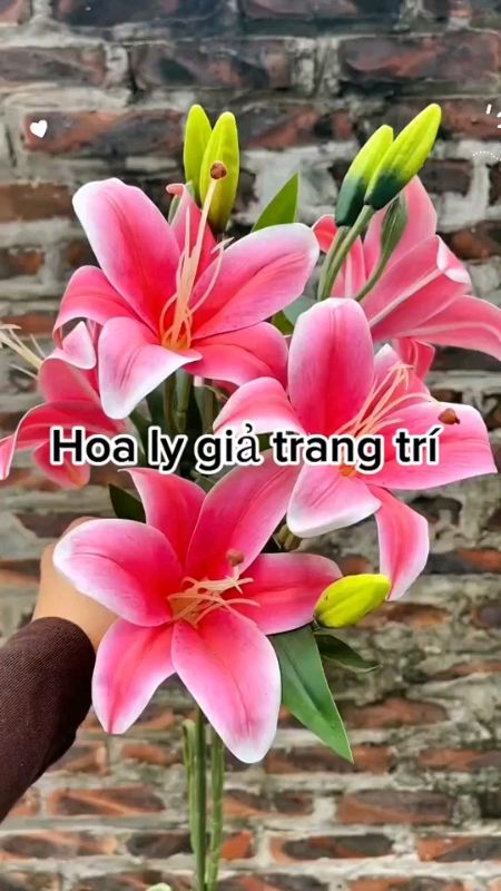 Hoa ly giả trang trí #hoaly #LuotVuiMuaLien #HangMoiVe #shopeevideo #SandealcungKOL #ShopeeCreator