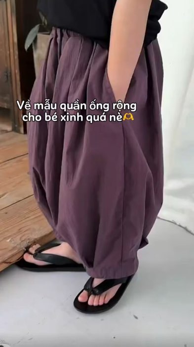 Quần ống rộng cho bé#quanaotreem #embe #thoitrangnu #xuhuong