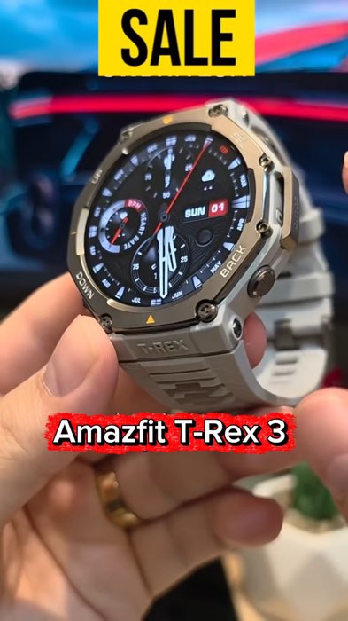 Mua tại video rẻ hơn, Đồng hồ thông minh Amazfit T-Rex 3 #LuotVuiMuaLien #ShopeeVideo #ShopeeCreator #xuhuong #KOLUyTin