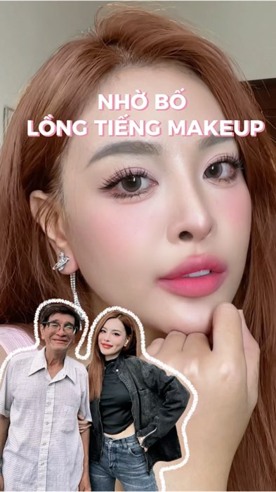 Nhờ bố lồng tiếng makeup :)))) #ShopeeVideo #LuotVuiMuaLien #ShopeeCreator