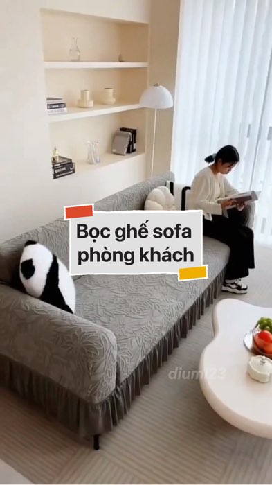 ￼Bọc ghế sofa phòng khách #VideohangDoiSong#shopeestyle#ShopeeVideo#ShopeeCreator #LuotVuiMuaLien#KOLUyTin#Videomuasam #SandealcungKOL #diumi917