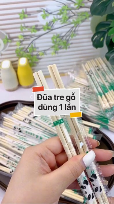 Đũa tre gỗ dùng 1 lần #VideohangTieuDung #shopeestyle#ShopeeVideo#ShopeeCreator #LuotVuiMuaLien#KOLUyTin#Videomuasam #SandealcungKOL #diumi946
