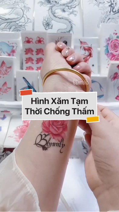 ￼ Hình Xăm Tạm Thời Chống Thấm #VideohangLamDep #shopeestyle#ShopeeVideo#ShopeeCreator#LuotVuiMuaLien#KOLUyTin #diumi21
