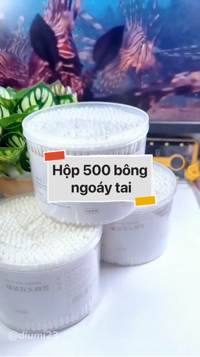 Hộp 500 bông ngoáy tai #VideohangTieuDung #shopeestyle#ShopeeVideo#ShopeeCreator #LuotVuiMuaLien#KOLUyTin#Videomuasam #SandealcungKOL #diumi54