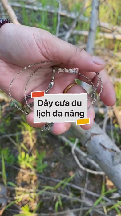 Dây cưa du lịch đa năng #VideohangDoiSong#ShopeeVideo#ShopeeCreator #LuotVuiMuaLien#KOLUyTin#Videomuasam #SandealcungKOL #diumi74