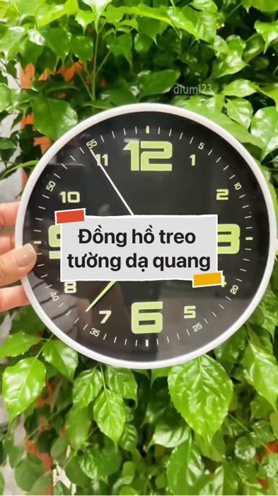￼Đồng hồ treo tường kim trôi dạ quang #VideoHangGiaDung#shopeestyle#ShopeeVideo#ShopeeCreator #LuotVuiMuaLien #diumi113