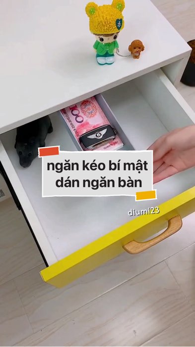 ngăn kéo bí mật mini dán ngăn bàn #VideoHangGiaDung#shopeestyle#ShopeeVideo#ShopeeCreator #LuotVuiMuaLien #diumi124