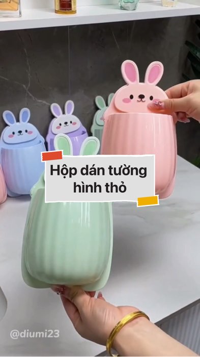 Hộp dán tường hình thỏ