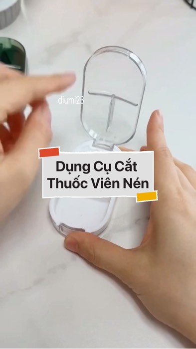 Dụng Cụ Cắt Thuốc Viên Nén #VideohangDoiSong#ShopeeVideo#ShopeeCreator #LuotVuiMuaLien#KOLUyTin#Videomuasam #SandealcungKOL #diumi214