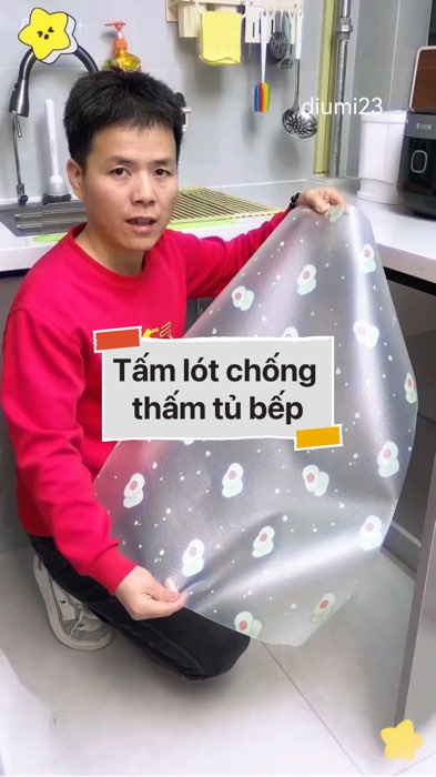 Tấm lót chống thấm tủ bếp #VideohangDoiSong#ShopeeVideo#ShopeeCreator #LuotVuiMuaLien#KOLUyTin#Videomuasam #SandealcungKOL #diumi217