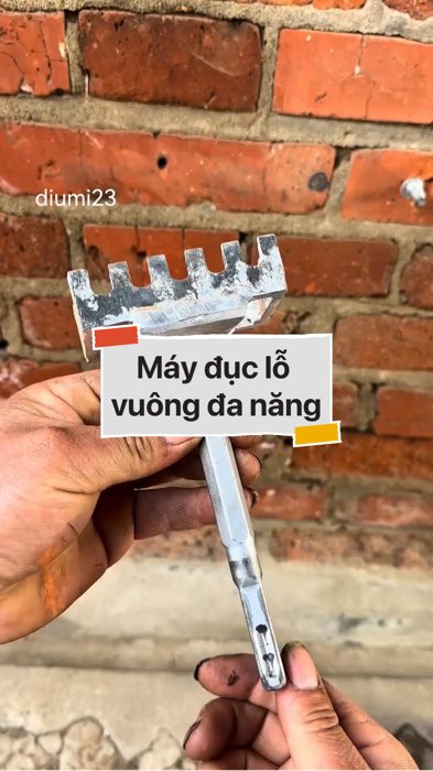 Máy đục lỗ vuông đa chức năng #VideohangDoiSong#ShopeeVideo#ShopeeCreator #LuotVuiMuaLien#KOLUyTin#Videomuasam #SandealcungKOL #diumi222